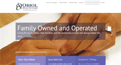 Desktop Screenshot of oriolhealthcare.com